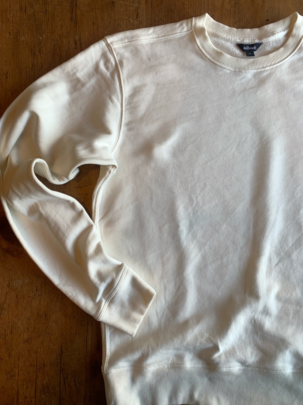 AllBirds Off-White Crewneck Sweatshirt - Picture 7 of 16